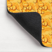 Oranje cirkels muismat (Hoek)