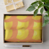 Oranje cirkels terugtrekken tissuepapier (Geschenk)