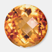 Oranje citrine magneet (Voorkant)