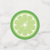 Oranje citroen Limoen en grapefruit tafel Confetti (Kleine voorkant)