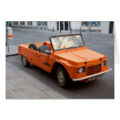 Oranje Citroen Mehari (Voorkant Horizontaal)
