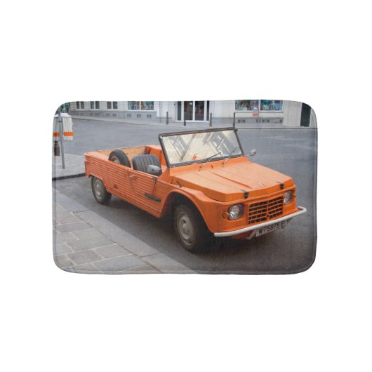 Oranje Citroen Mehari Badmat (Voorkant)