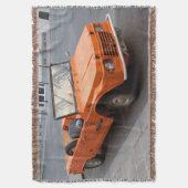 Oranje Citroen Mehari Deken (Voorkant Verticaal)