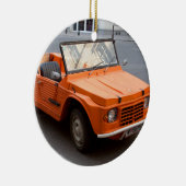 Oranje Citroen Mehari Keramisch Ornament (Rechts)