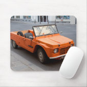Oranje Citroen Mehari Muismat (Met muis)