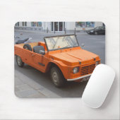 Oranje Citroen Mehari Muismat (Met muis)