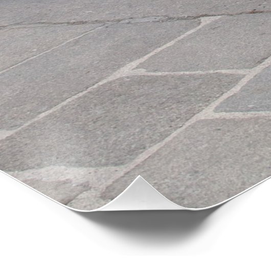 Oranje Citroen Mehari Poster (Hoek)