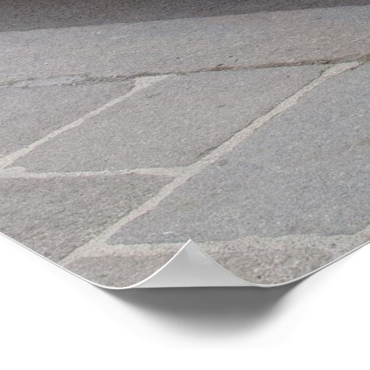 Oranje Citroen Mehari Poster (Hoek)