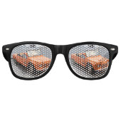 Oranje Citroen Mehari Retro Zonnebril (Voorkant)