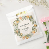 oranje Citrus botanische bruiloft dank u gunst Bedankzakje (Gezegeld)