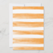 Oranje Citrus Cutie Baby shower door Mail Quaranti Kaart (Achterkant)