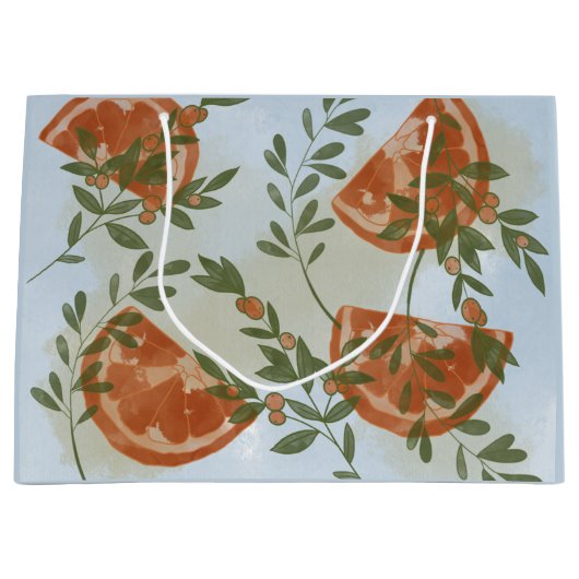 Oranje Citrus en Griekenland Groot Cadeauzakje (Voorkant)