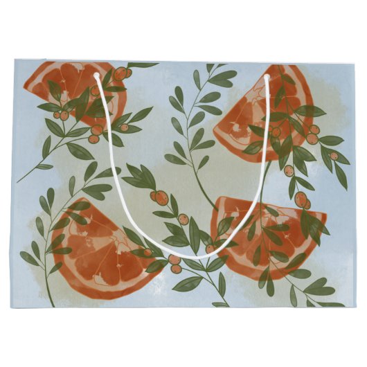 Oranje Citrus en Griekenland Groot Cadeauzakje (Achterkant)