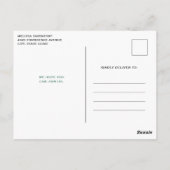 Oranje Citrus Fruit Retro Patroon Verjaardag Uitno Briefkaart (Achterkant)