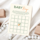 Oranje Citrus Little Cutie Baby Bingo Game Kaart