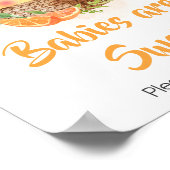 Oranje Citrus Little Cutie Baby's zijn zoet Poster (Hoek)