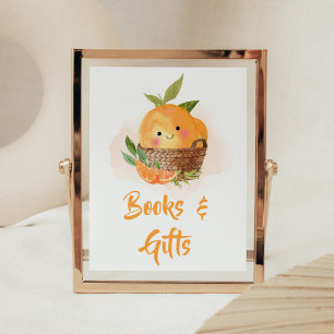 Oranje Citrus Little Cutie Boeken en Geschenken Poster