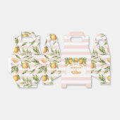 Oranje Citrus Little Cutie Een 1e Verjaardagsgunst Bedankdoosjes (Uitgevouwen)