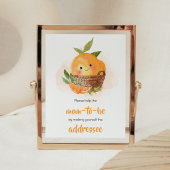 Oranje Citrus Little Cutie Envelope Station Poster