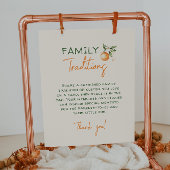 Oranje Citrus Little Cutie Familietradities Teken Poster