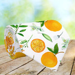 Oranje citrus zomerbloem botanisch patroon stropdas<br><div class="desc">Voeg een scheutje natuur toe aan je garderobe! Dit stropdas heeft een waterverf van oranje citrusvruchten,  zomervruchten,  groene bladeren en botanische charme. Perfect voor zonnige heldere gelegenheden en tuin-geïnspireerde stijl!</div>