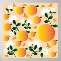 Oranje citrusflora