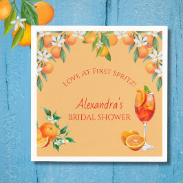 Oranje citrusliefde op het First Spritz Vrijgezell Servet