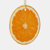 Oranje citrussierplant keramisch ornament (Rechts)