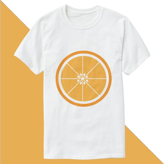 Oranje citrusvruchten t-shirt