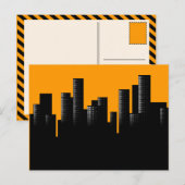 oranje cityschap briefkaart (Voorkant / Achterkant)