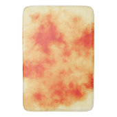 Oranje Cloud Effect Bath Mat (Voorkant Verticaal)