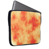 Oranje Cloud Effect Electronics Bag Laptop Sleeve (Voorkant Rechts)