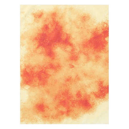 Oranje Cloud Effect-tablet Tafelkleed (Voorkant)