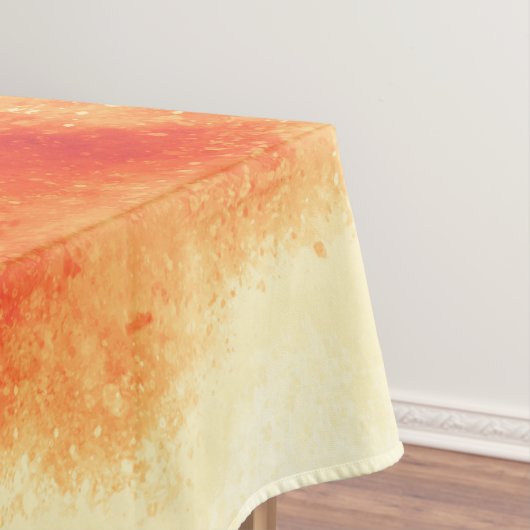 Oranje Cloud Effect-tablet Tafelkleed (Voorbeeld)