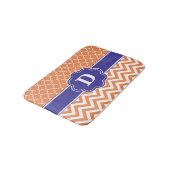 Oranje Clover Chevron Monogram Bathmat Badmat (Gekanteld)