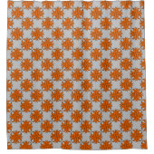 Oranje Clover Ribbon door Kenneth Yoncich Douchegordijn (Voorkant)