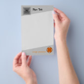 Oranje Clover Ribbon door Kenneth Yoncich Flyer (Hand)