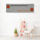 Oranje Clover Ribbon door Kenneth Yoncich Spandoek (Insitu)