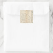 Oranje Co., Va, Mijnbouw, Rapidan Vierkante Sticker (Tas)