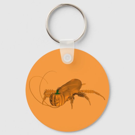 Oranje Cockroach Sleutelhanger (Voorkant)