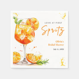 Oranje Cocktails Liefde Op De Eerste Spritz Bruids Servet
