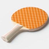 Oranje combinatiecontrolelijst van Shirley Taylor Tafeltennisbatje (Voorkant Gekanteld)