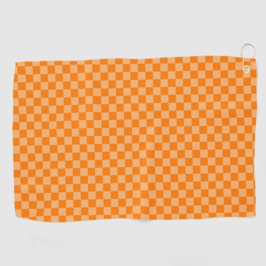 Oranje combinatiecontrolelijst van ShirleyTaylor Golfhanddoek (Horizontaal)