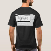 oranje concertkaartje t-shirt (Achterkant)