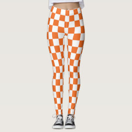 Oranje controlebord leggings