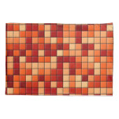 Oranje controles kussensloop (Achterkant)