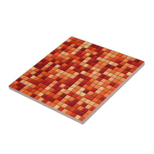 Oranje controles tegeltje (Zijkant)