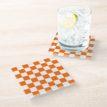Oranje controllerpatroon voor Retro Checkerboard