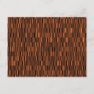 Oranje, coole, trendy, moderne geometrische grafis briefkaart
