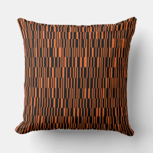 Oranje, coole, trendy, moderne geometrische grafis kussen